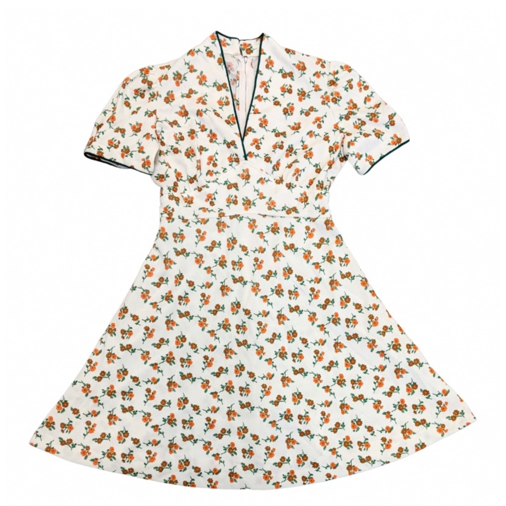 true vintage floral mini dress from poland